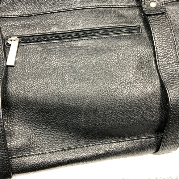 NWT - Frederic T of Paris Black Leather Satchel - Picture 4 of 16